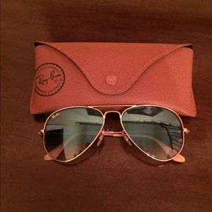 Rayban Sunglasses Aviator Small Blue