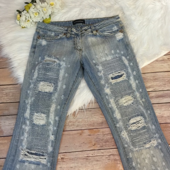Dolce & Gabbana Denim - Dolce & Gabbana Distressed Torn Jeans 27