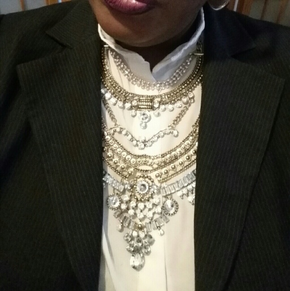 Daily Bollywood Tiered Statement Necklace - Picture 1 of 1