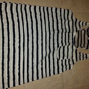 Small Navy and White Striped Tank