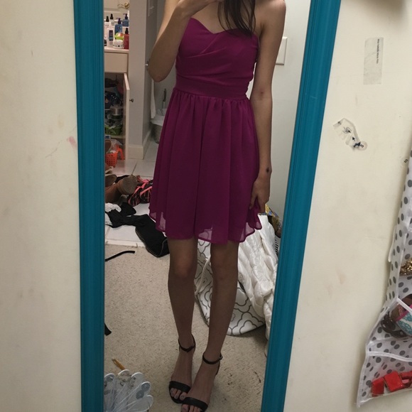 Magenta dress
