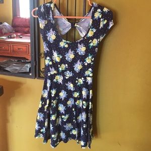 Navy Blue Mini Dress