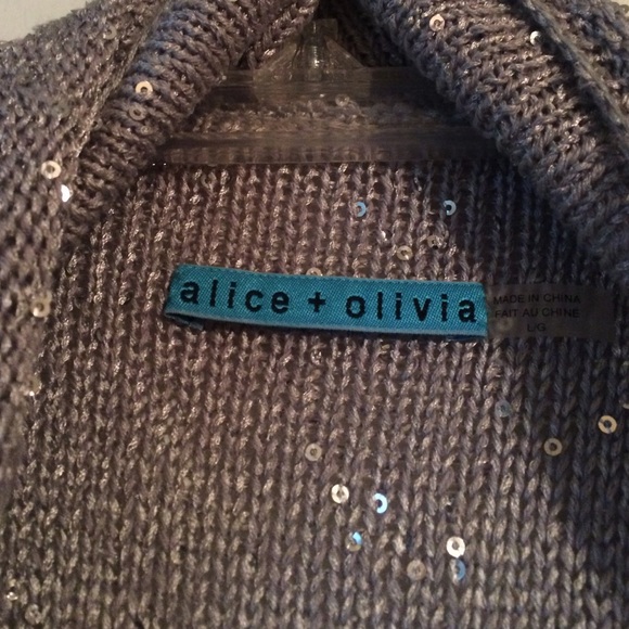 Alice + Olivia sparkly sweater vest. NWOT - Picture 2 of 3