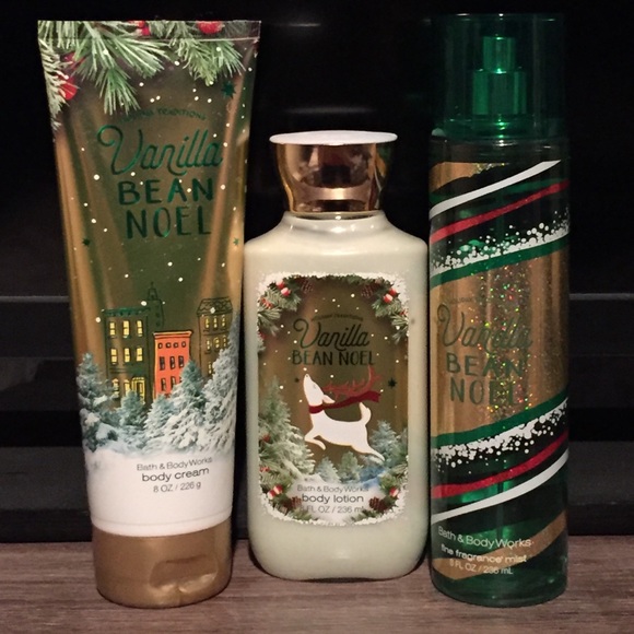 Bath & Body Works Vanilla Bean Noel set
