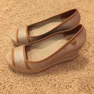 Tory Burch Majorca Logo Wedges