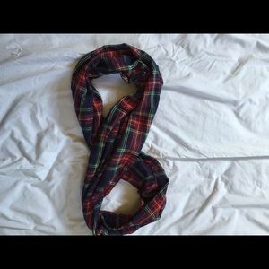 Plaid Infinity Scarf