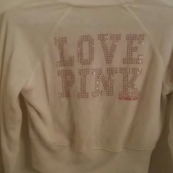 Victoria's secret pink white jacket size small