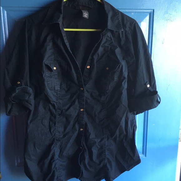 Lane Bryant stylish button down