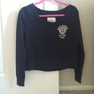 Abercrombie&Fitch Navy crew neck