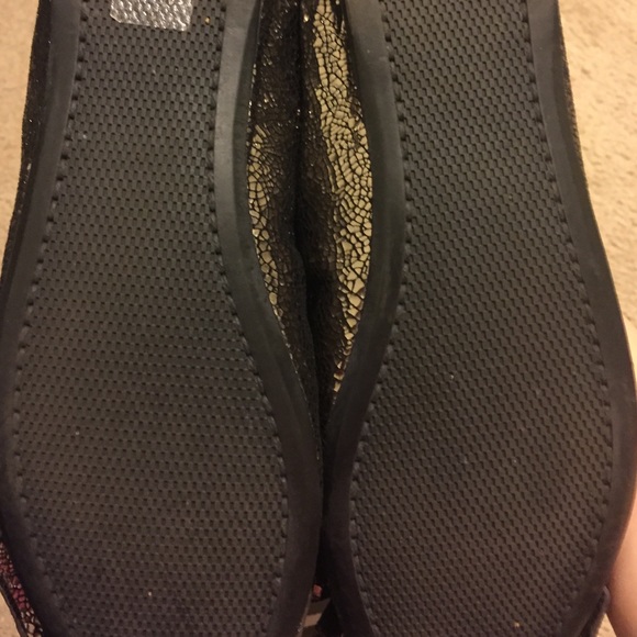 Prada Crackled Metallic Bow-Toe Ballet Flat - Picture 2 of 4