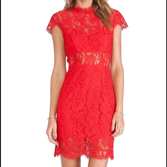 Red Lace Dress