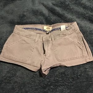 Gray hollister shorts