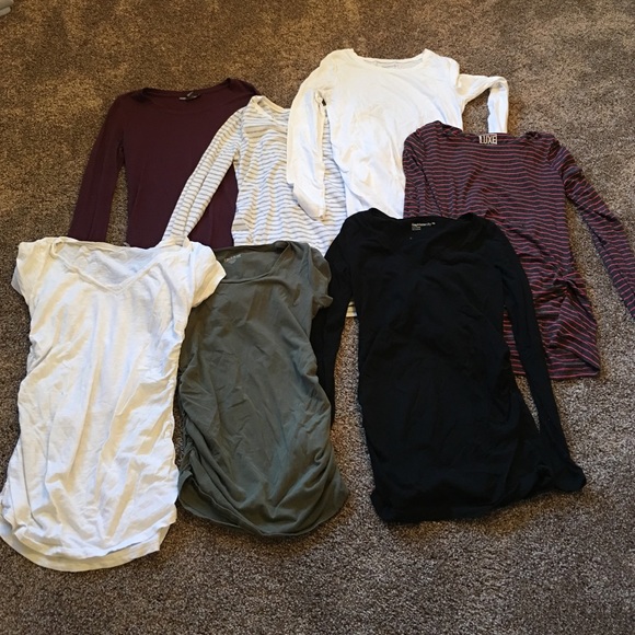 Lot of 7 maternity tops!!