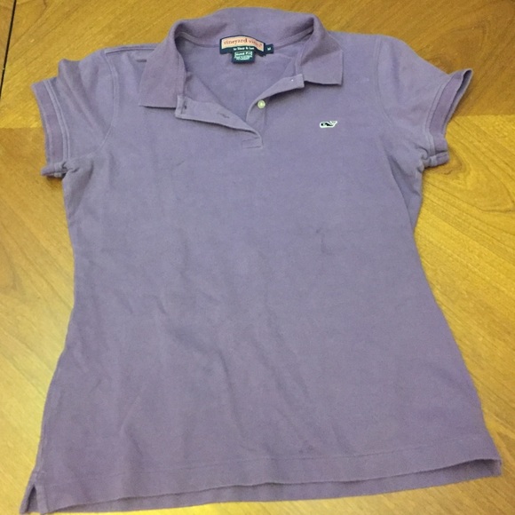 Purple vineyard vines polo