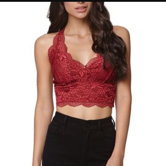 *SOLD* NEW Plum/purple lace bralette - Picture 3 of 3