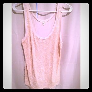Sequined J. Crew tank top Sequined J. Crew tank top