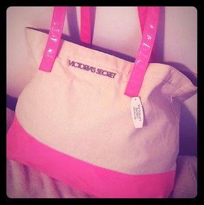 1 Left! Victoria's Secret Colorblock Beach Bag