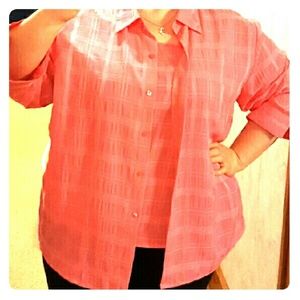 Flash Sale!HOST PICK! Joanna Plus Pink Dress Shirt