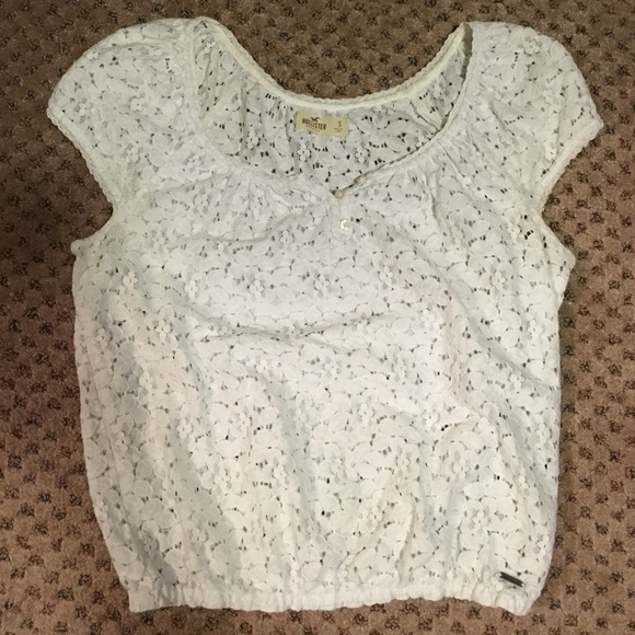 Hollister flower lace top, junior