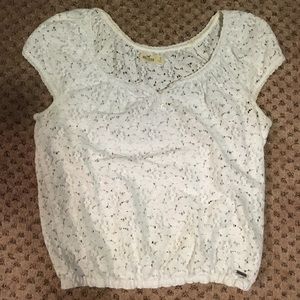 Hollister flower lace top, junior