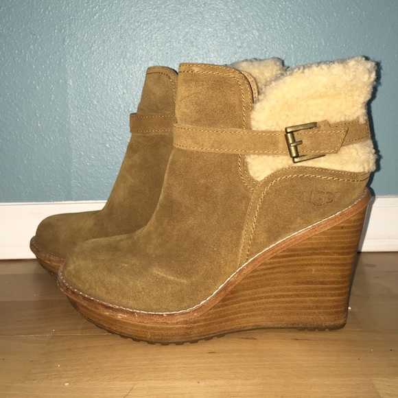UGG wedge heeled booties