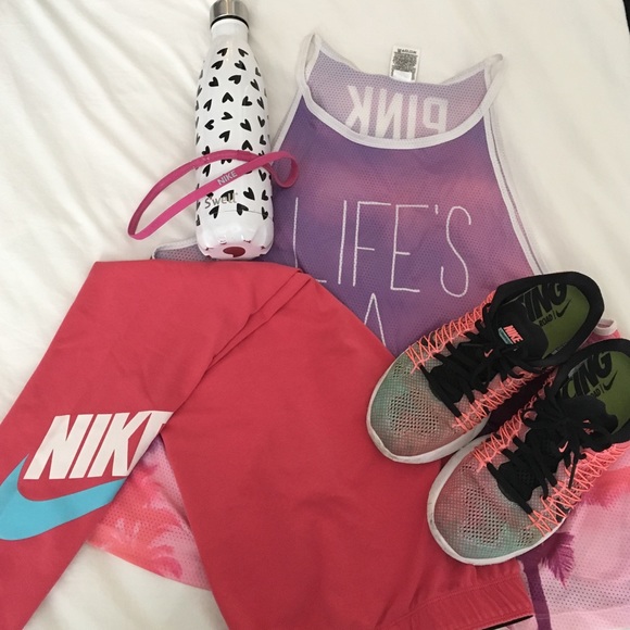 Nike Pink Workout Tights