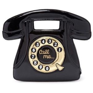 Black Telephone Crossbody/ Handbag