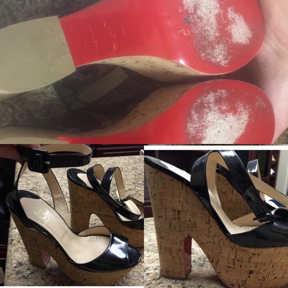 Christian Louboutin Cork Wedge!