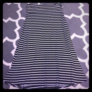 Mossimo striped maxi skirt