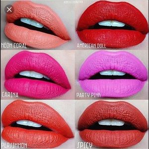 Set of 4 ABH Liquid Lipsticks