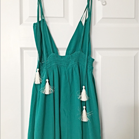 Stunning jade tie back fully lined maxi dress 👠 - Picture 3 of 4