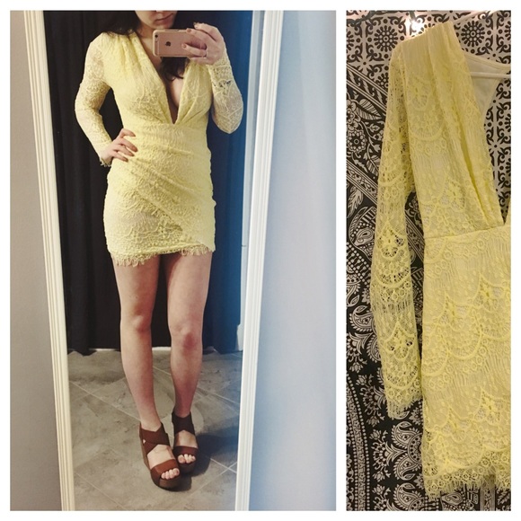 Nasty Gal Dresses & Skirts - Lacy Nasty Gal Dress 💛