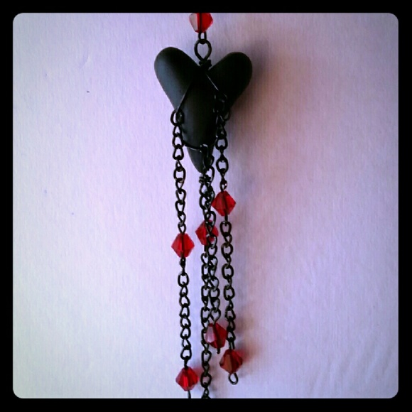 Handmade Bleeding Heart Necklace