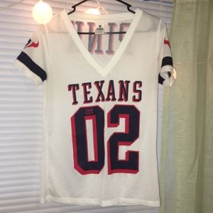 PINK Houston Texans jersey shirt