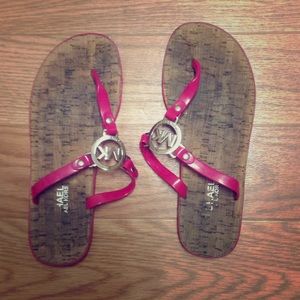 Michael Kors Cork Flip Flops