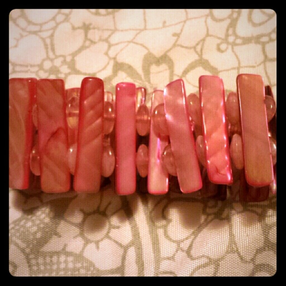 Pearlescent pink cuff