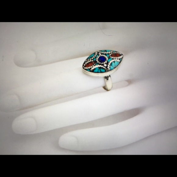 NEW! Silver plated ring size 7.5