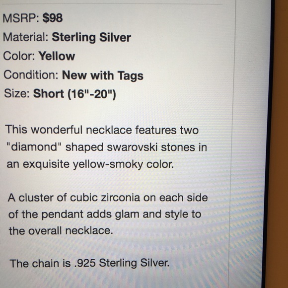 NEW! Silver neckless - Picture 3 of 3