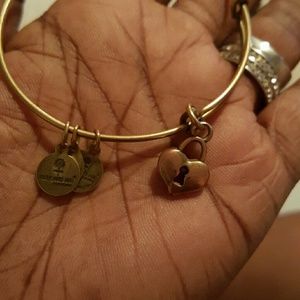 Alex and Ani Heart locket bracelet
