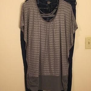 Silver Maurice's top, size 1