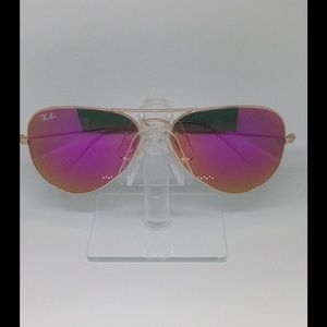 Ray ban pink mirror 112/4T magenta flash aviator