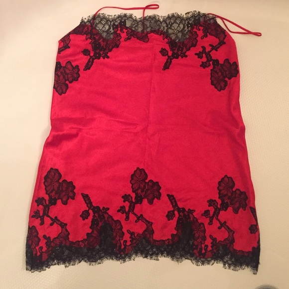 Red and black Victoria's Secret nightie