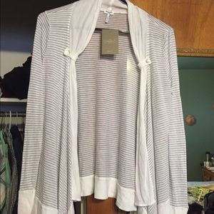 Anthro striped cardigan
