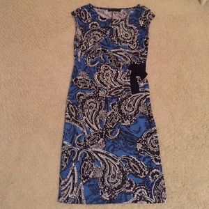 Blue Paisley Dress