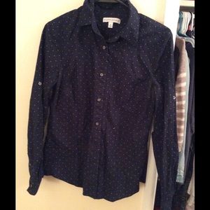 Polka dot button up