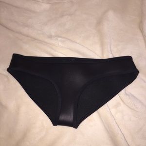 Triangl black neoprene bikini bottom