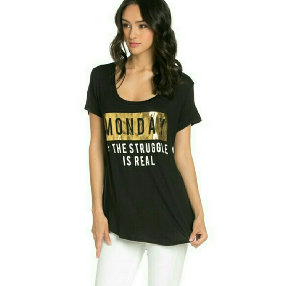 BLOWOUT SALE The Struggle Is Real Graphic Tee - Picture 2 of 2