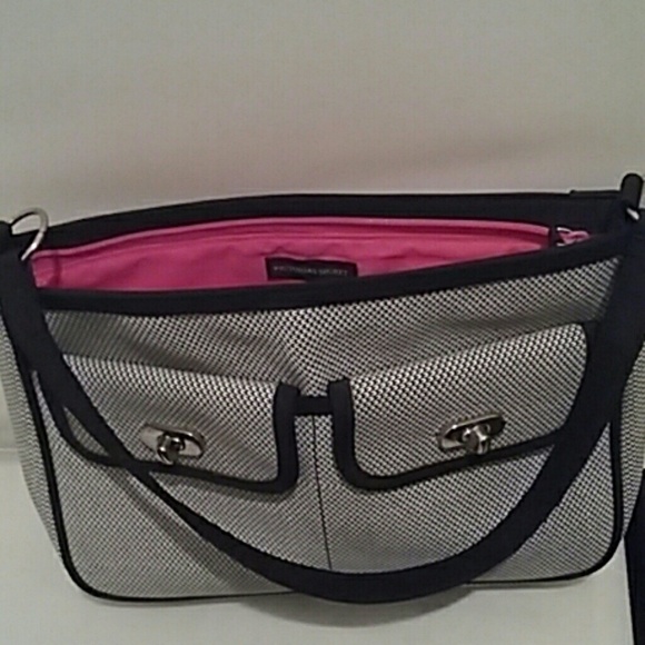 Victoria's  Secret Black & White Shoulder Bag