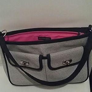 Victoria's  Secret Black & White Shoulder Bag
