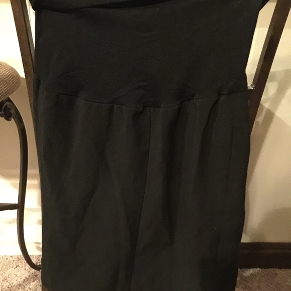 Maternity black pencil skirt